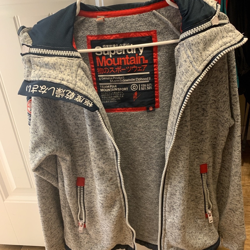 SUPERDRY zip up hoodie